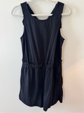 Sweaty Betty Black Harlow Tie Romper